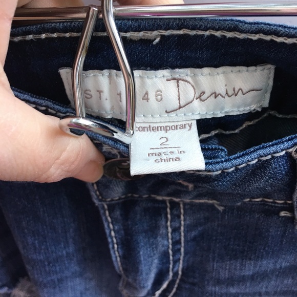 Cato denim size 2 distressed jeans - Picture 4 of 8